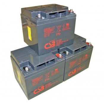 UPS noodstroom accu 3 x GP12400I van CSB Battery