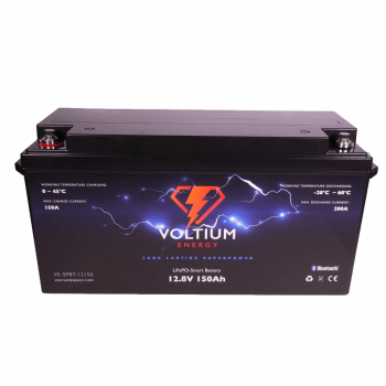 Voltium Energy® LiFePO4 Lithium accu 12,8V 150Ah met APP