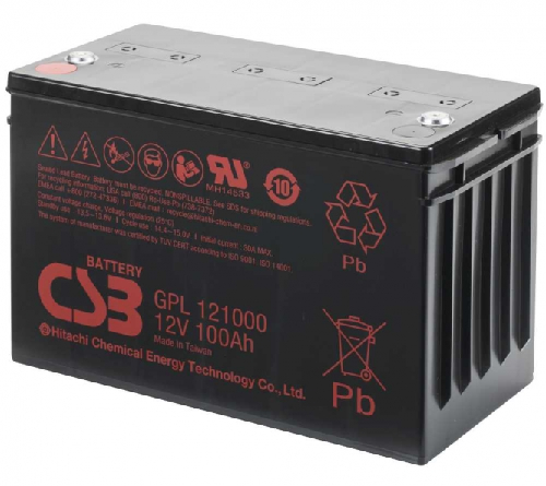 GPL121000 12V 100Ah AGM Algemeen gebruik Long Life van CSB Battery