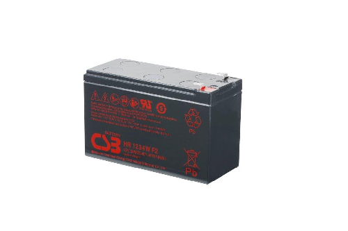 HR1234W - 12V 8,5Ah 34W AGM High Rate van CSB Battery