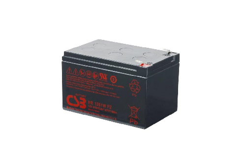 HR1251W - 12V 12,75Ah 51W AGM High Rate van CSB Battery