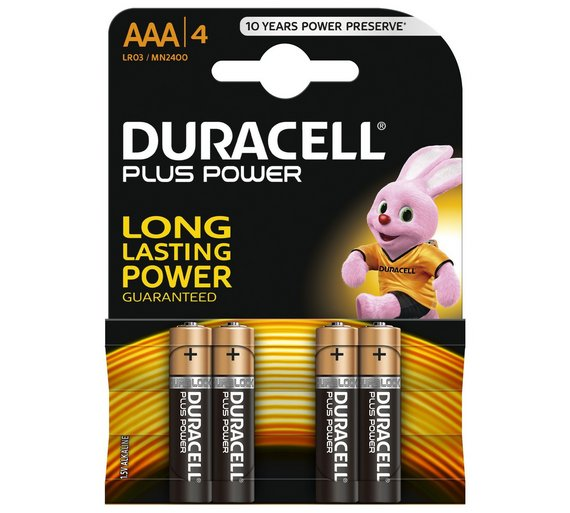 MN2400 Duracell Plus Power AAA BL4