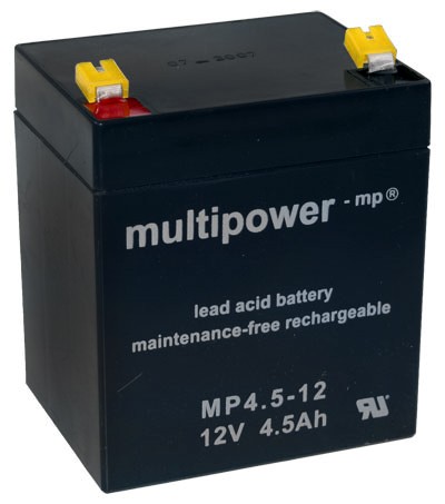 MP4.5-12 - 12V 4,5Ah AGM Algemeen gebruik van Multipower