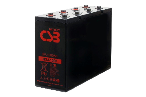 MSJ1000 - 2V 1020Ah AGM Eencellige serie van CSB Battery