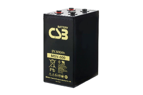 MSV500 - 2V 500Ah AGM Eencellige serie van CSB Battery