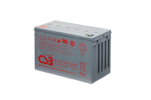 XHRL12475W - 12V 100Ah 475W AGM Extreme High Rate Long Life van CSB Battery