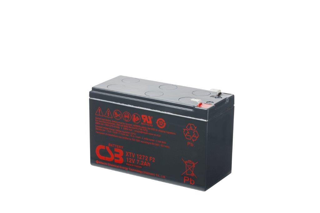 XTV1272 - 12V 7,2Ah AGM Extreme Temperatures Version van CSB Battery